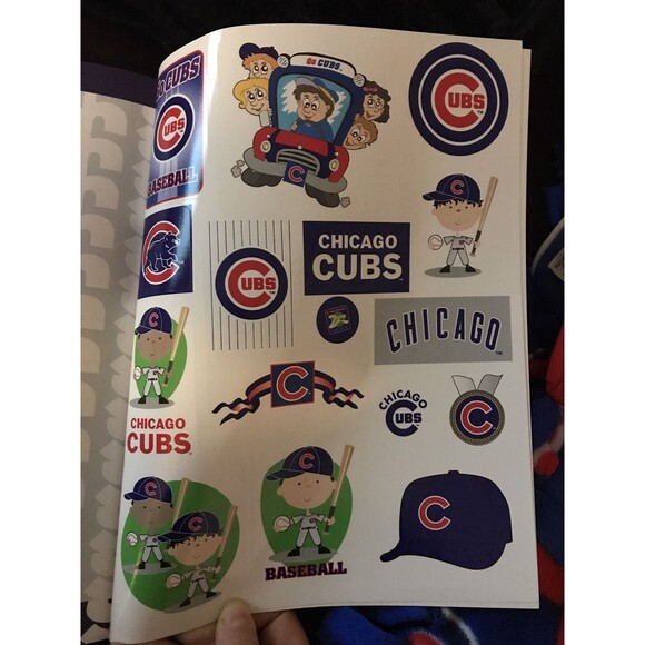 MLB Chicago Cubs Baseball Activity Book by Darla Hall GO CUBS! New - Picture 11 of 11